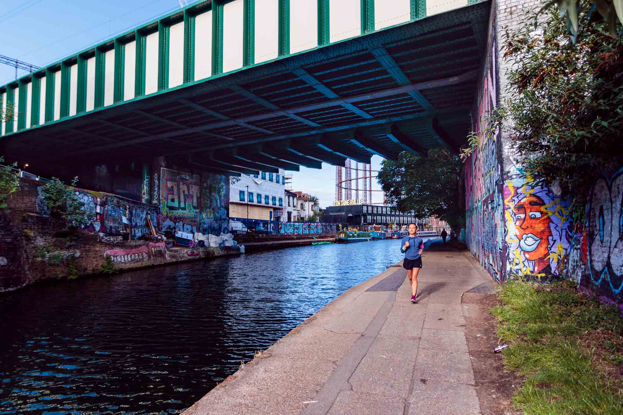 Taken on a canal near Victoria Park, London.